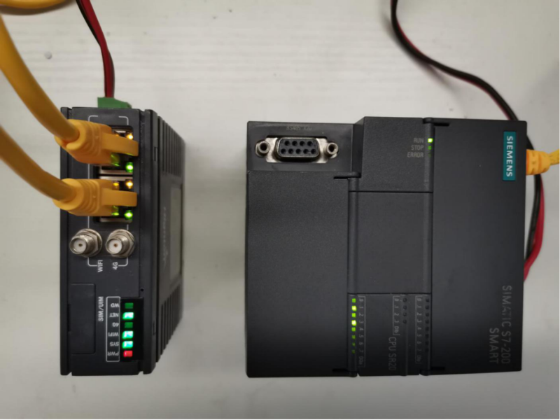 J9官网 J9智通网关连接plc示意图